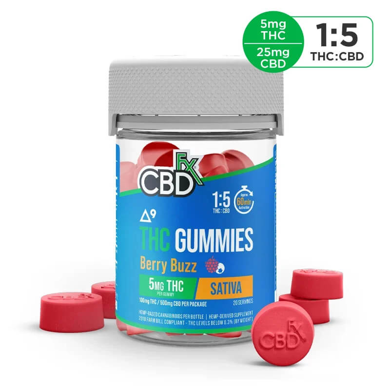 Cbd Fx Thc D Gummies Berry Buzz Kapital Smoke Shop