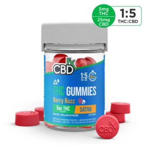 CBD FX Gummies D9 THC Berry Buz
