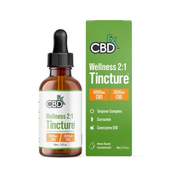 CBD Fx Tinctures Wellness 6000mg